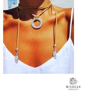 Just In🎉Bohemian Long Brown Wrap Necklace